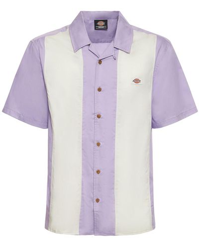 Dickies Westover Short Sleeved Shirt - Purple