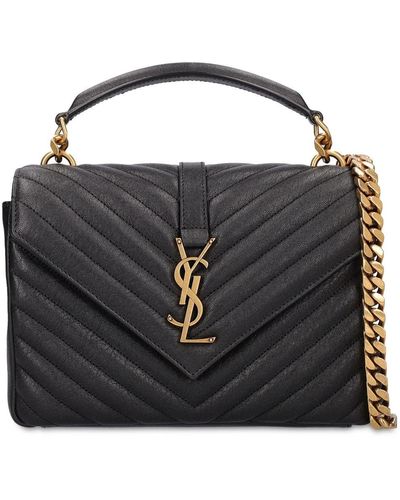 YSL Classic Medium Monogram Saint Laurent College Bag. Celebrity Street  Styles #YSL #Handbag.