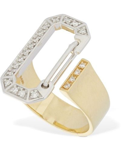 Eera 18kt Gold & Diamond Ring - Metallic