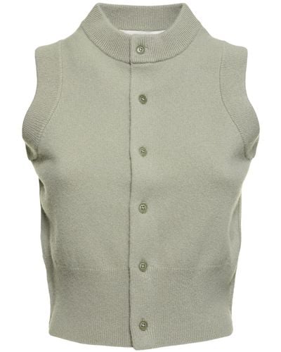 Extreme Cashmere Gilet in cashmere - Verde