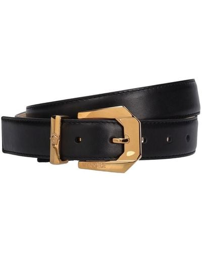 Versace 30Mm Leather Belt - White