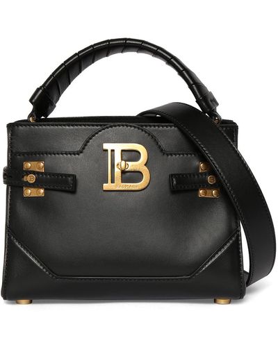 Balmain Borsa bbuzz 22 in pelle - Nero