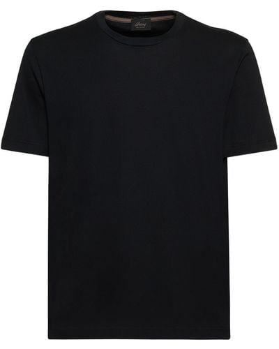 Brioni Cotton Jersey T-Shirt - Black