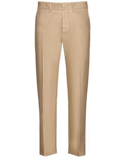 Tom Ford Pantalon chino en coton - Neutre