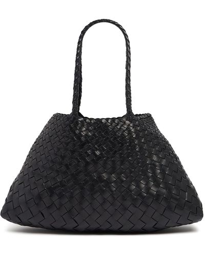 Dragon Diffusion Big Santa Croce Leather Tote Bag - Black