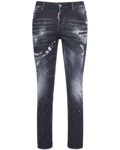 DSquared² Jeans skinny cool girl distressed - Blu