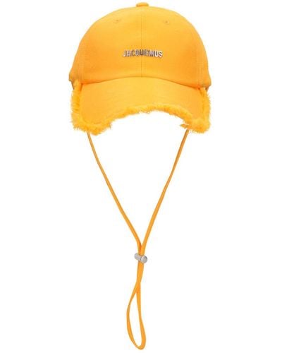 Jacquemus La Casquette Artichaut Cotton Hat - Yellow