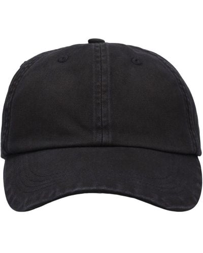 Acne Studios Carliy Cotton Twill Baseball Hat - Black