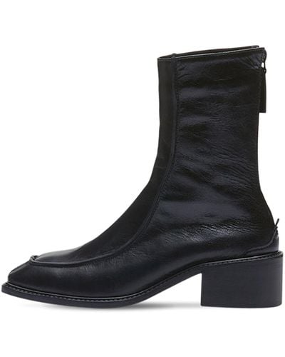 OSOI 40mm Derrick Leather Ankle Boots - Black