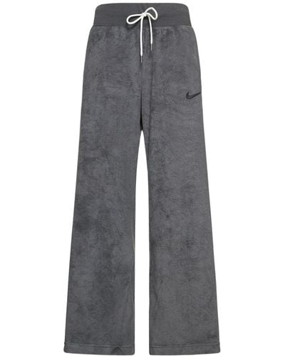 Nike Weite Hose "terry" - Grau