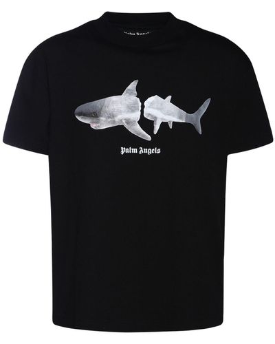 Palm Angels Shark Tシャツ - ブラック