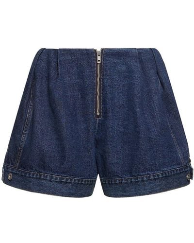 Sacai Denim shorts - Blu