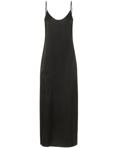 La Perla Long Slip Dress - Black