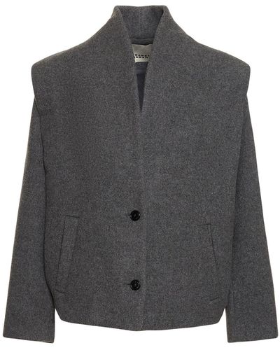 Isabel Marant Chaqueta de lana - Gris