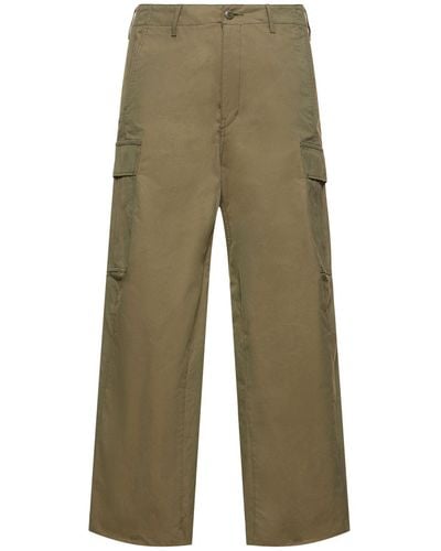 Doublet Cotton Cargo Trousers - Green