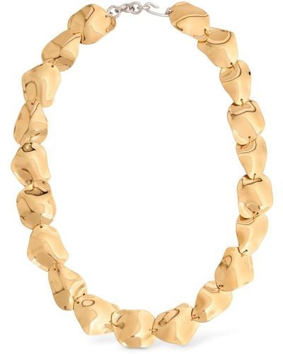 Jil Sander Cw4 4 Collar Necklace - Metallic