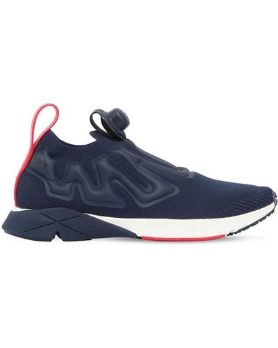 Reebok Pump Supreme Mesh Trainers - Blue