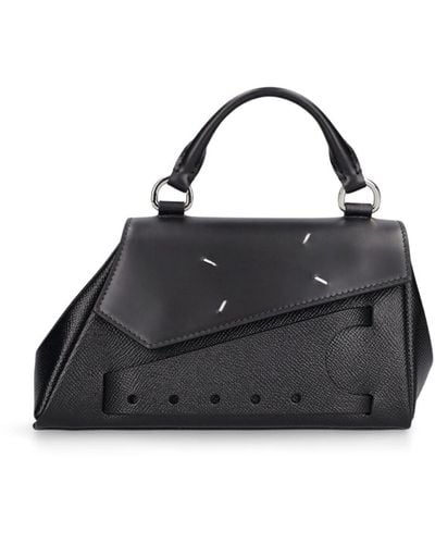 Maison Margiela Micro Asymmetric Snatched Top Handle Bag - Black