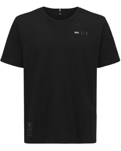 McQ T-shirt Aus Baumwolle "icon Zero" - Schwarz