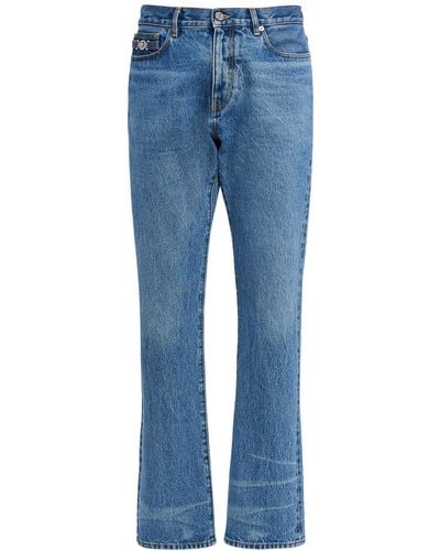 Versace Jeans Aus Baumwolldenim - Blau