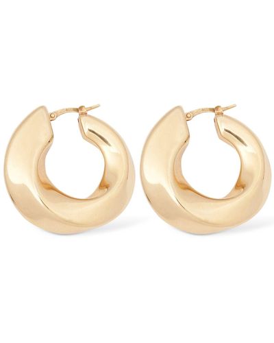 Bottega Veneta Big Essentials Twist Sterling Earrings - Metallic