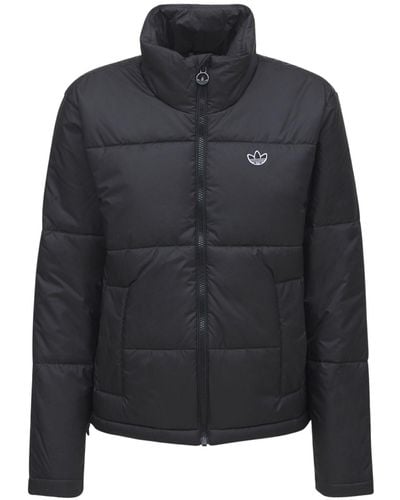 adidas Originals Short Puffer Jacket - Black