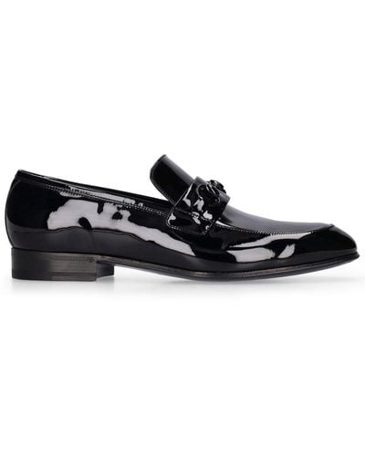 Gucci Ed Patent Leather Sneakers - Black