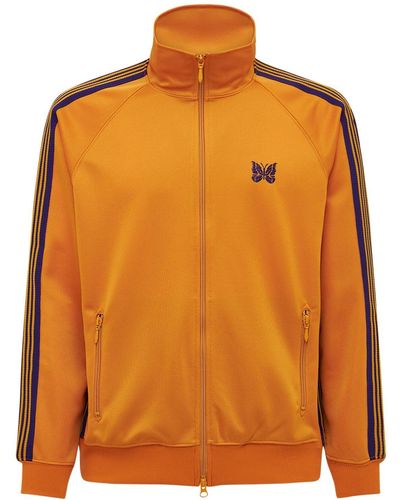 Needles Giacca in techno jersey 46 - Arancione