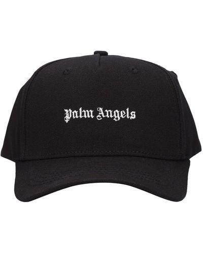 Palm Angels Gorra con logo bordado - Negro