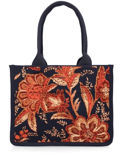 Zimmermann Small Jacquard Tote Bag - Red