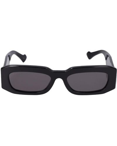 Gucci gg1426s Rectangular Acetate Sunglasses - Black
