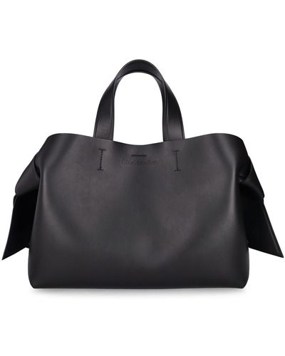 Acne Studios Musubi leather tote bag - Nero