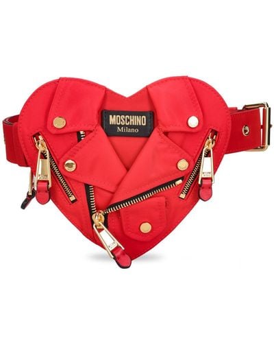 Moschino Gone With The Wind Nylon Belt Bag - Red