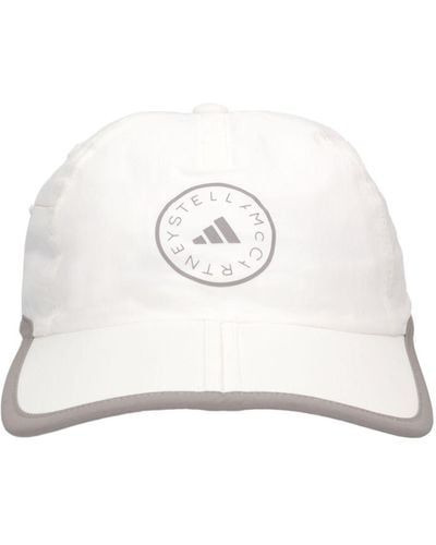 adidas By Stella McCartney Baseballkappe Aus Nylon Mit Logo "asmc" - Weiß