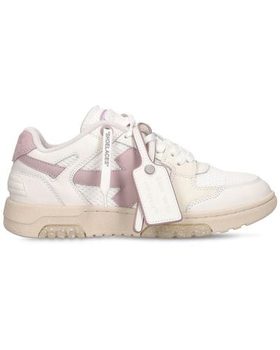 Off-White c/o Virgil Abloh Sneakers slim out of office in pelle 20mm - Rosa