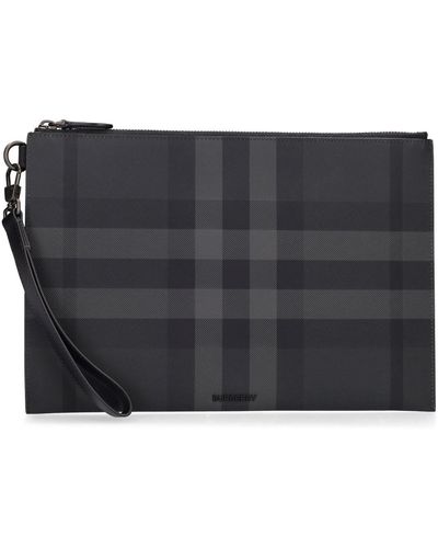 Burberry Große Pouch "edin" - Schwarz