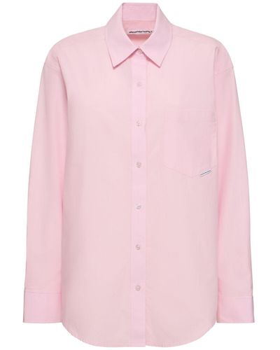 Alexander Wang Boyfriend Cotton Shirt - Pink