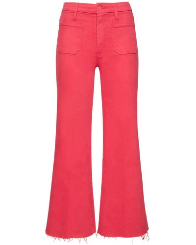Mother Jeans the patch pocket roller - Rojo