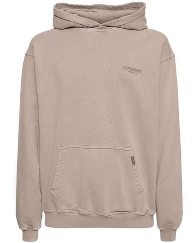 Represent Owners Club Logo Cotton Hoodie - Multicolour