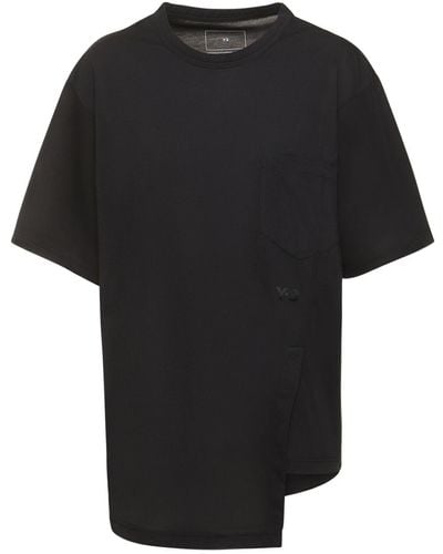 Y-3 Camiseta holgada - Negro