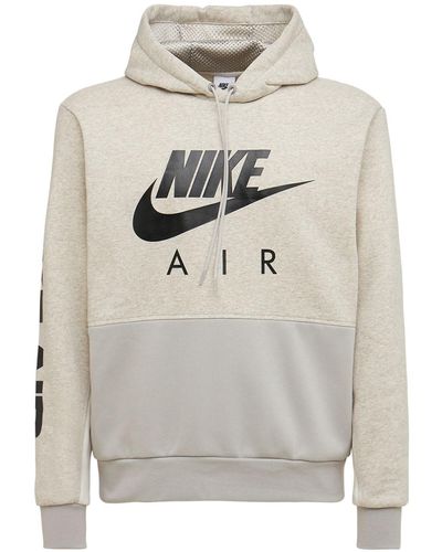 Nike Hoodie Aus Fleece - Grau