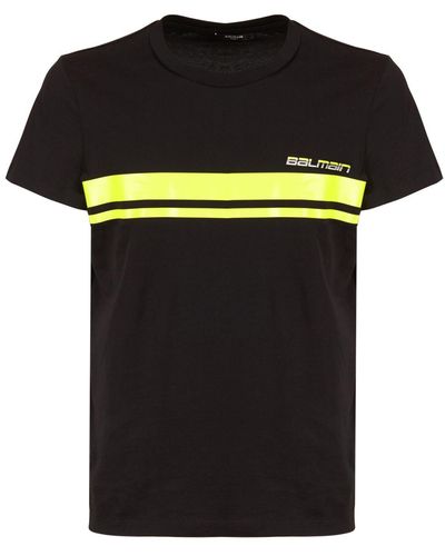 Balmain コットンジャージーtシャツ - ブラック