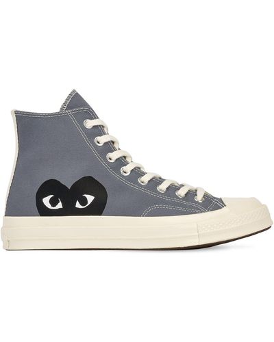 COMME DES GARÇONS PLAY 20Mm Play Converse Cotton High Sneakers - White