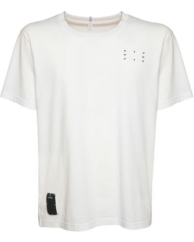 McQ T-shirt "icon Zero" In Cotone Con Logo - Bianco