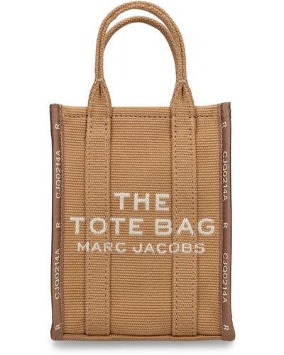 Marc Jacobs The Phone Tote Jacquard Bag - Brown