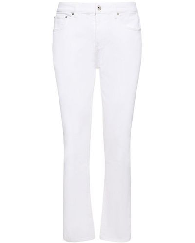 Burberry Harloe Slim Fit Denim Jeans - White
