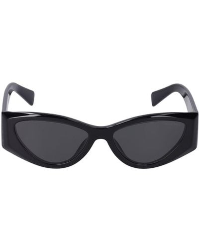 Miu Miu Gafas de sol cat-eye de acetato - Negro