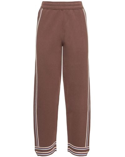 Nagnata Motley Track Trousers - Brown