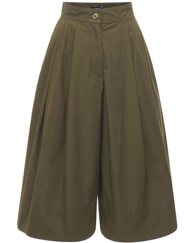 Moncler Genius Jw Anderson Cotton Shorts - Green