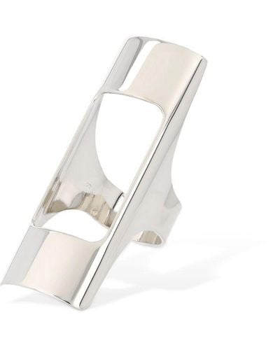 Vetements Lighter Holder Ring - White